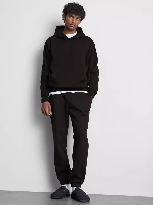 Essentiële hoodie in oversized-model