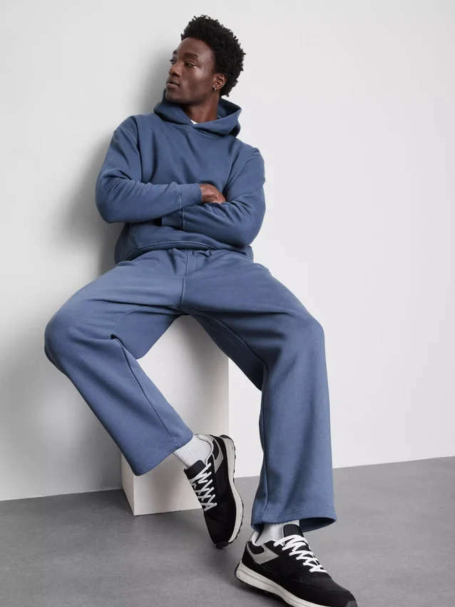 Essentiële hoodie in oversized-model