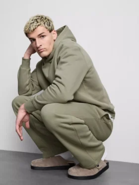 Essentiële hoodie in oversized-model