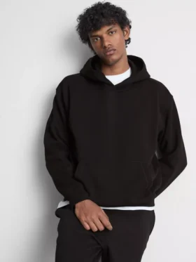 Essentiële hoodie in oversized-model