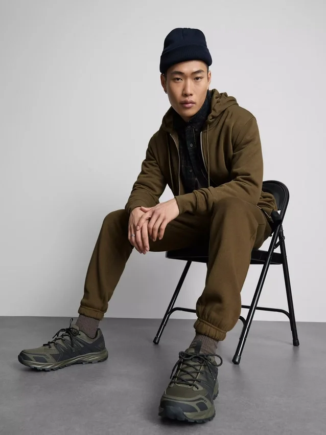 Essentiële joggingbroek met boorden en trekkoord