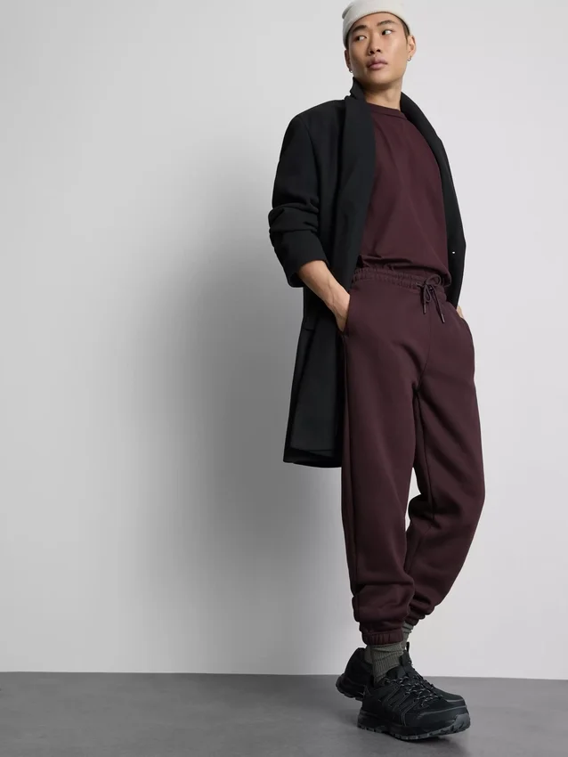 Essentiële joggingbroek met boorden en trekkoord