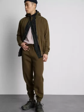 Essentiële joggingbroek met boorden en trekkoord