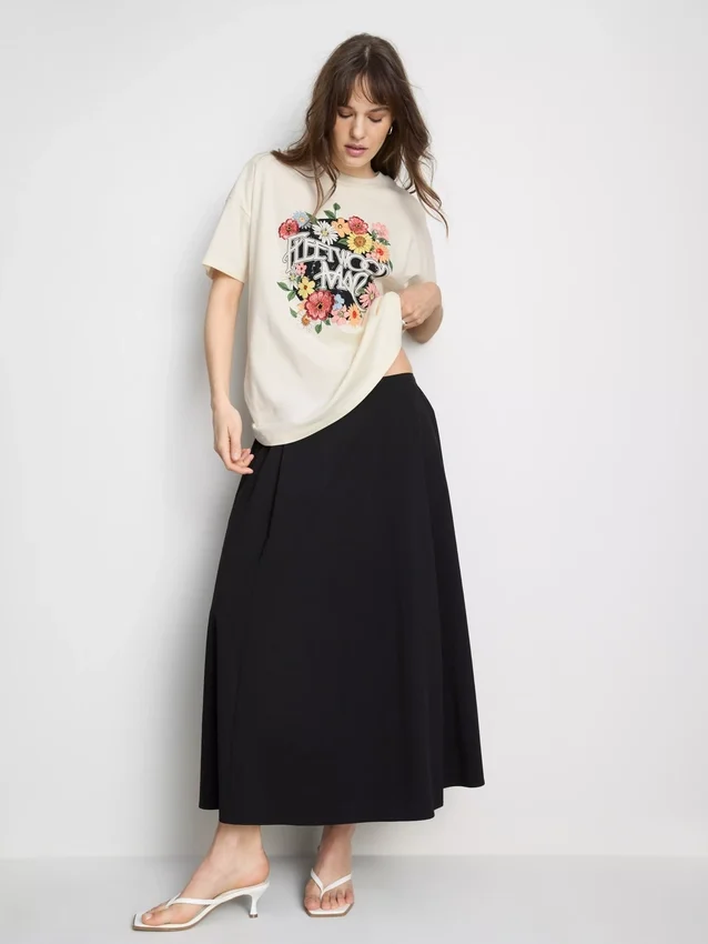 Fleetwood Mac relaxed katoenen T-shirt met print