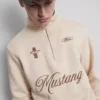 Ford Mustang-sweatshirt met halve rits