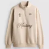 Ford Mustang-sweatshirt met halve rits