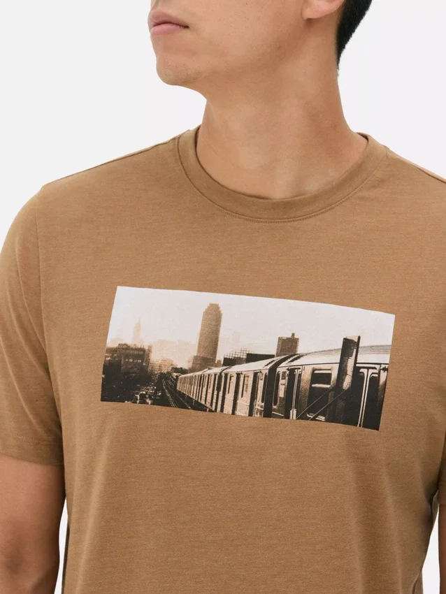 Fotot-shirt met korte mouwen