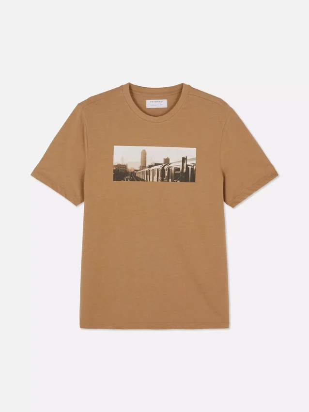 Fotot-shirt met korte mouwen
