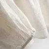 Geborduurde blouse met ballonmouwen