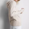 Gebreide hoodie met trekkoord
