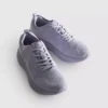 Gebreide sneakers met veters