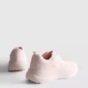 Gebreide sneakers met veters
