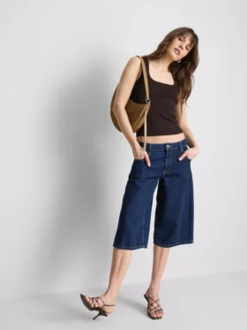 Gebreide tanktop met vierkante hals
