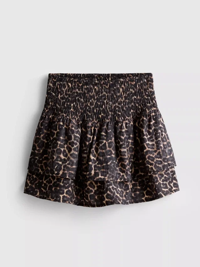 Gekreukelde mini-Rara-rok