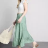 Gelaagde maxi-rok