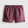 Geometrische zwemshort met trekkoord