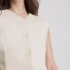 Gepolijst sweatshirtvest