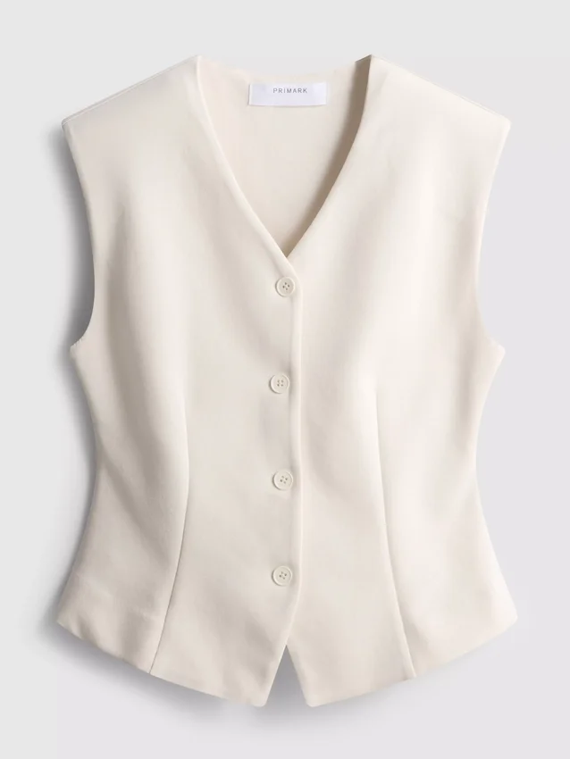 Gepolijst sweatshirtvest