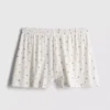 Geribde jersey pyjama shorts