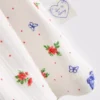 Geribde pyjama-top met vlindermotief