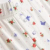 Geribde pyjamabroek met vlinderprint