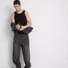Geribde tanktop