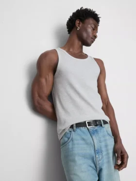 Geribde tanktop