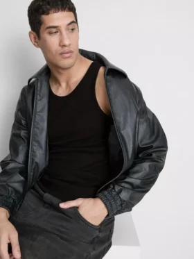 Geribde tanktop