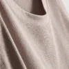 Geribde tanktop van katoenmix