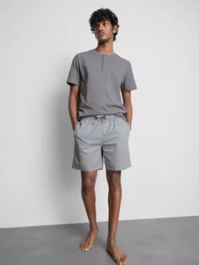 Geruite korte pyjama's