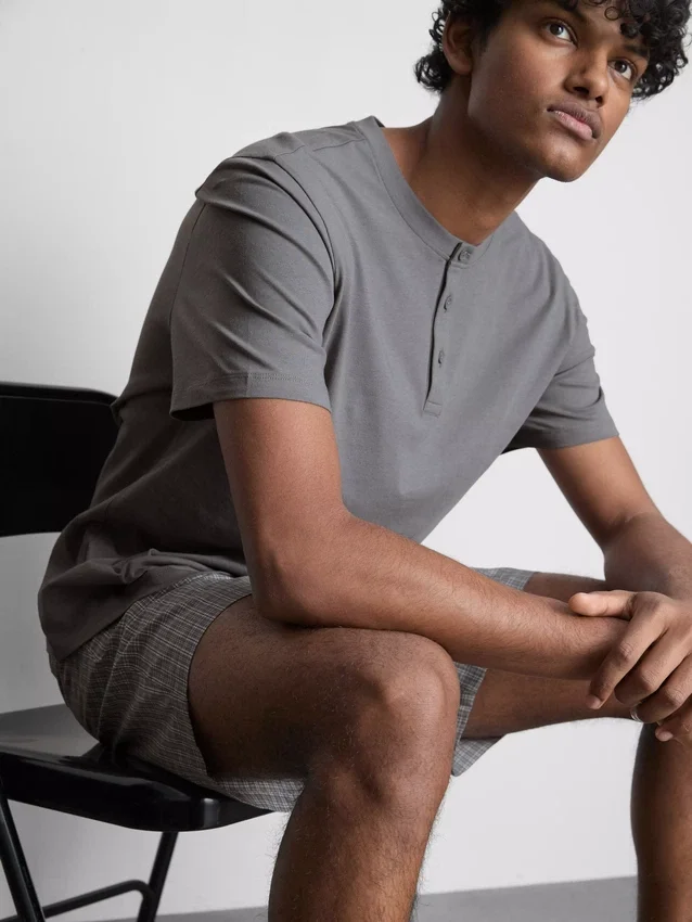 Geruite korte pyjama's