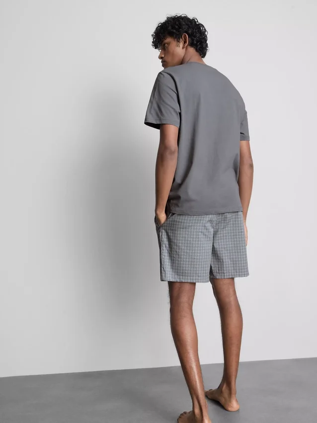 Geruite korte pyjama's