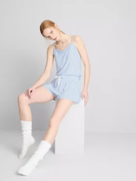 Gestreepte korte pyjama's