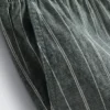 Gestreepte korte Shorts van linnenmix