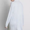 Gestreepte oversized boyfriend-nachthemd