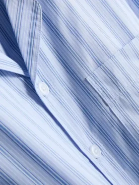 Gestreepte pyjamaset met lange mouwen