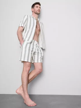 Gestreepte shorts voor pyjama's