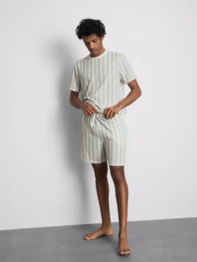 Gestreepte shorts voor pyjama’s