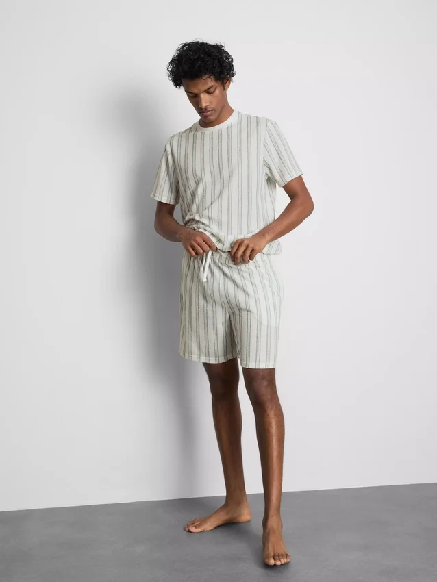 Gestreepte shorts voor pyjama's