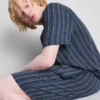 Gestreepte shorts voor pyjama's