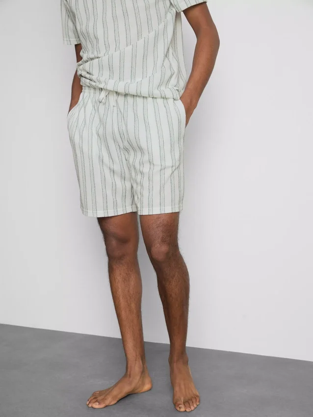Gestreepte shorts voor pyjama's