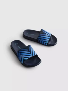 Gestreepte slippers