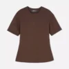 Getailleerd T-shirt van zwaar katoen