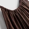 Getextureerde haltertop met trapeziumvorm