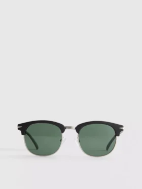 Getinte Clubmaster-zonnebril