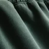 Gewassen short met elastische tailleband