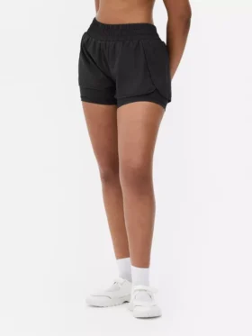 Geweven hardloopshort