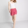 Geweven katoen pyjama-short