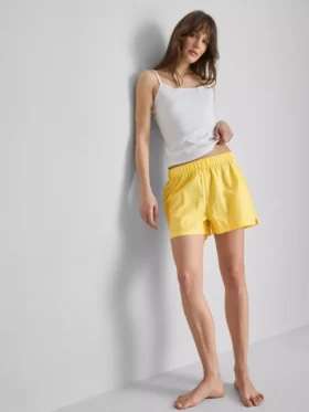 Geweven katoen pyjama-short