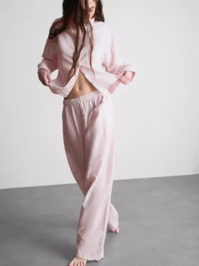 Geweven katoenen Oxford-pyjama's
